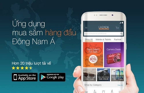 Lazada giảm giá đến 50\% nhân dịp ra mắt ứng dụng mới